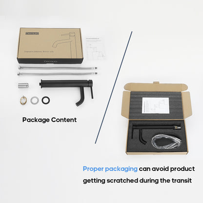 Decaura Bathroom Basin Mixer Tap Vanity Faucet Single Handle Tapware Tall/Small