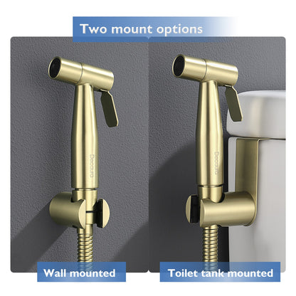 Decaura Handheld Douche Bidet Spray Kit Chrome/Brushed Gold/Brushed Nickel