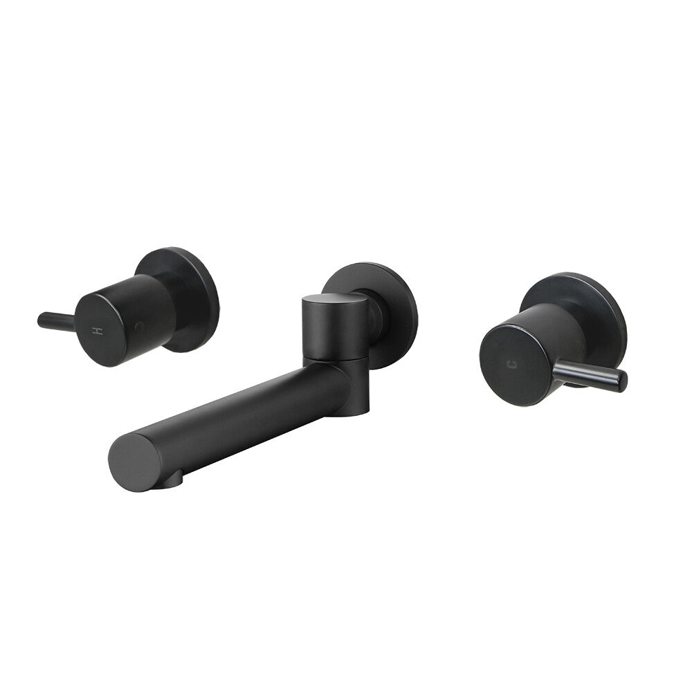 Decaura Bath Spout Wall Water Spout Basin Shower Mixer Taps Tapware Set Bathroom