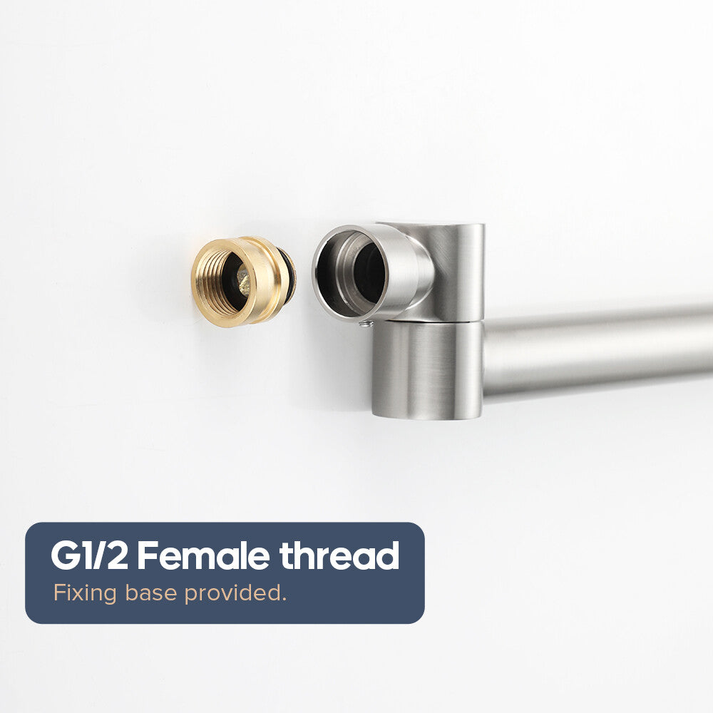 Decaura 180° swivel bath spout water spouts wall tapware mixer taps bathroom