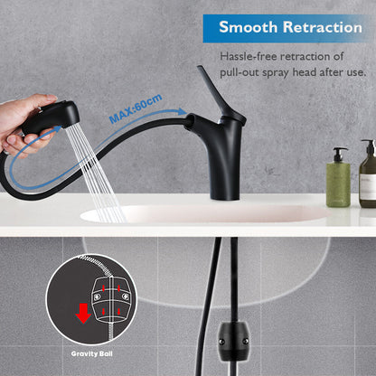 Decaura Bathroom Basin Mixer Tap Vanity Faucet Single Handle Tapware Tall/Small