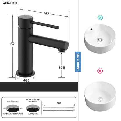 Decaura Bathroom Basin Mixer Tap with Pop Up Waste Chrome/Black/Brushed Gold