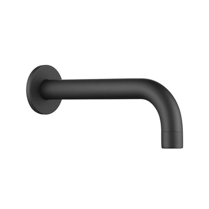 Decaura Basin Taps and Water Spout Set Bath Tub Spouts Outlet Wall Mount Black