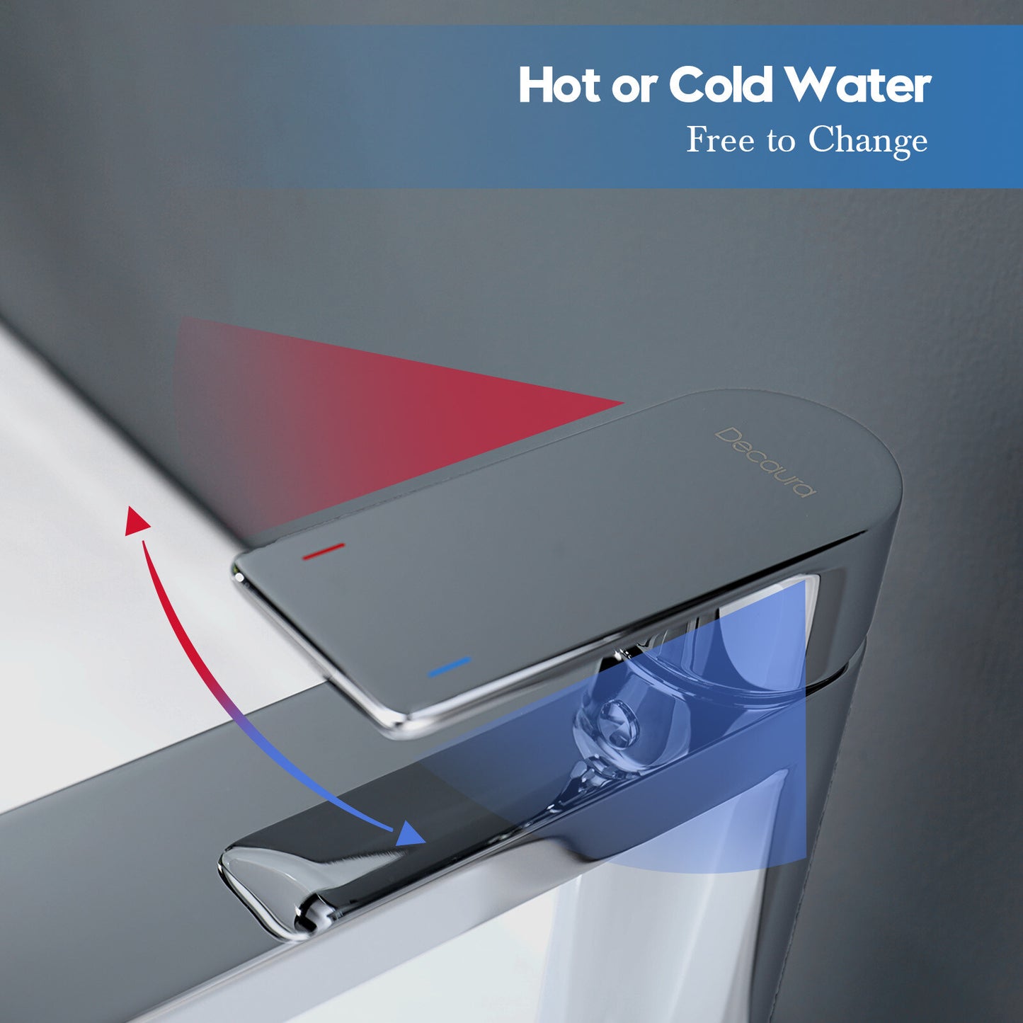 Decaura Bathroom Taps Basin Mixer Tap Bathroom Sink Mixer Taps Chrome