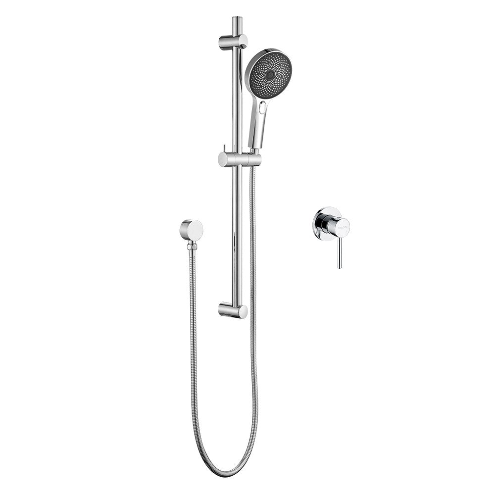 Decaura Hand Held Shower Head On Sliding Rail Set Shower Mixer Tap Wall Tapware