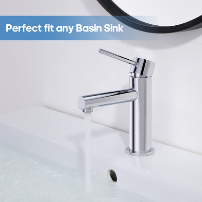 Decaura Bathroom Basin Mixer Tap Vanity Faucet Single Handle Tapware Tall/Small