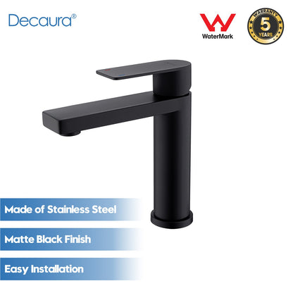 Decaura Bathroom Basin Mixer Tap Vanity Faucet Single Handle Tapware Tall/Small