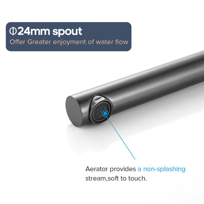 Decaura 180° swivel bath spout water spouts wall tapware mixer taps bathroom